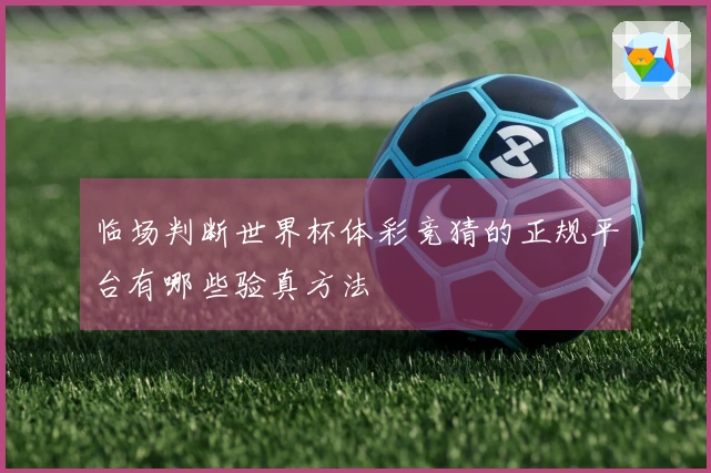 临场判断世界杯体彩竞猜的正规平台有哪些验真方法